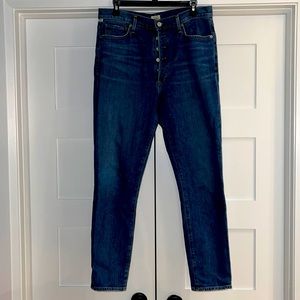Citizens of Humanity high rise slim ankle jeans. Size 31.